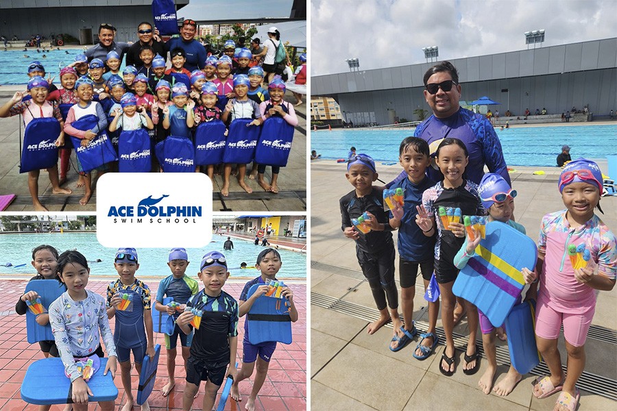 Ace Dolphin Swim School Collage