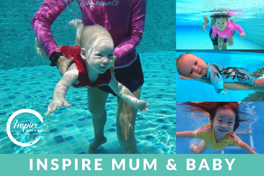 Scene of children enjoying swimming lessons in Singapore by Inspire Mum and Baby