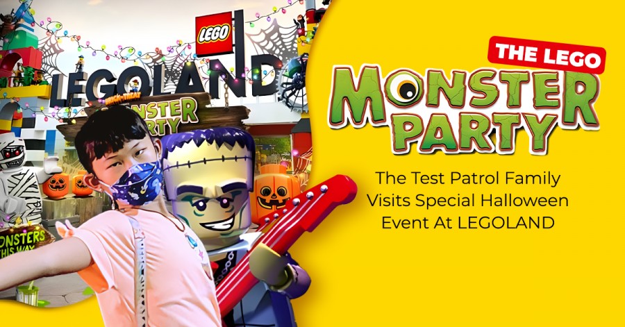 THE LEGO MONSTER PARTY: The Test Patrol Family Visits Special Halloween Event At LEGOLAND