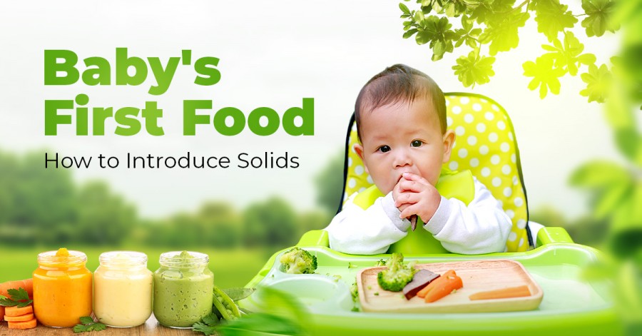 Baby's first foods: How to introduce solids to your baby