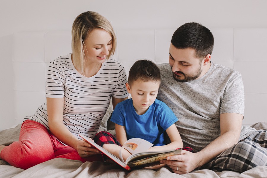 Family reading