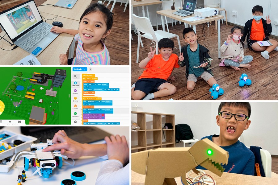 Roboto Coding Academy’s Tech Camps Collage