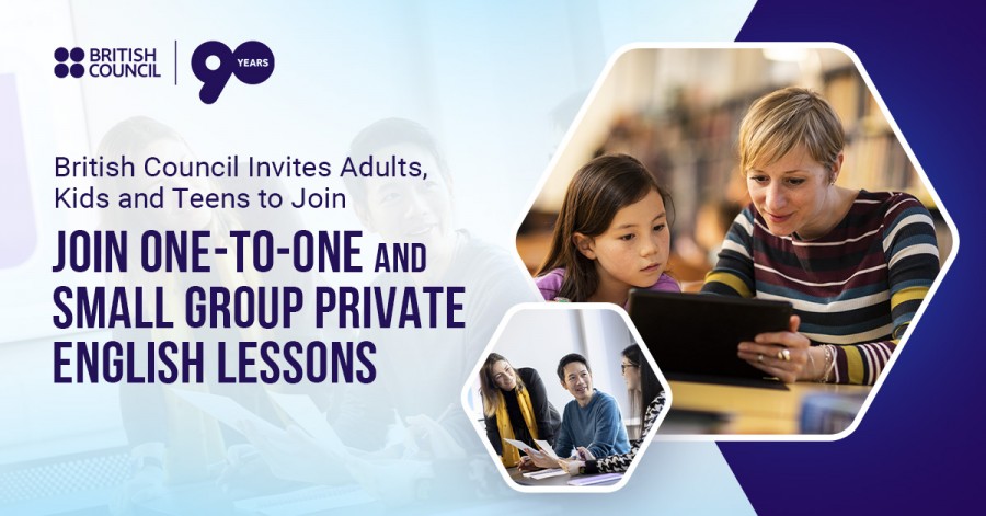 British Council Invites Adults, Kids and Teens to Join One-to-One and Small Group Private English Lessons