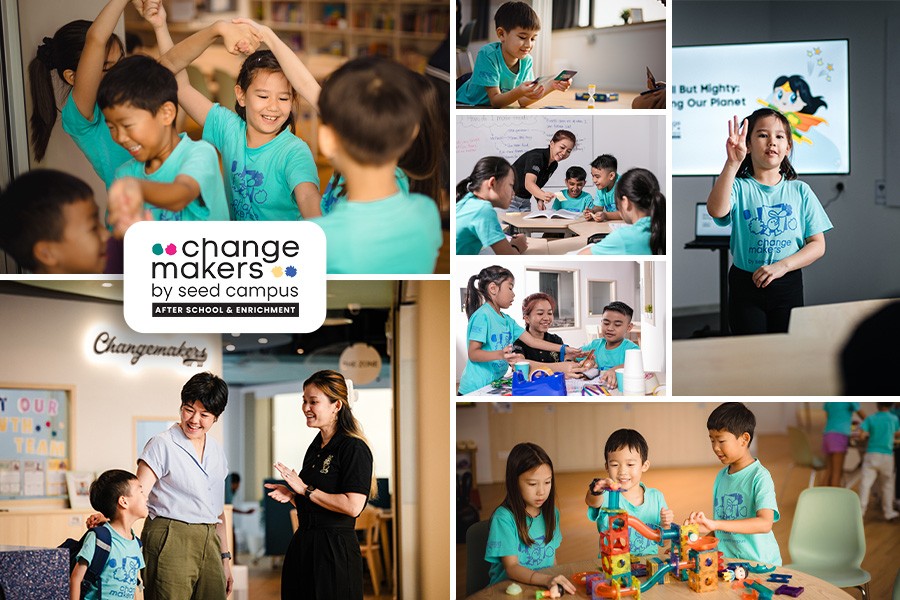 Change Makers Singapore logo, representing the best student care centres in Singapore, promoting educational support and development