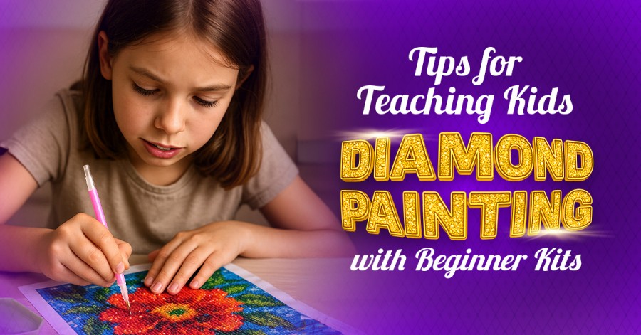 Tips for Teaching Kids Diamond Painting with Beginner Kits Tips for Teaching Kids Diamond Painting with Beginner Kits