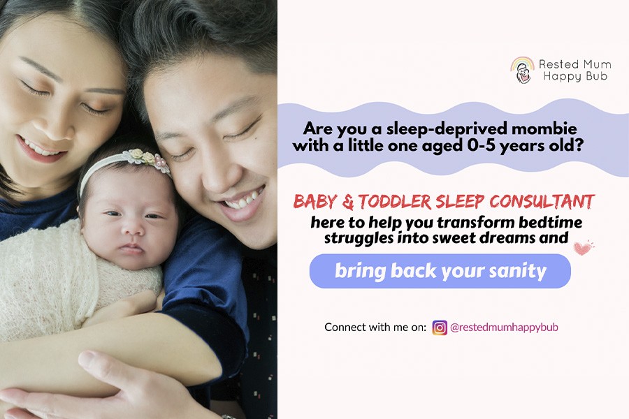 Image of a baby sleep consultant in Singapore, offering expert advice for improving infant sleep patterns and routines