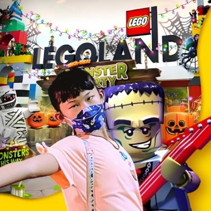 THE LEGO MONSTER PARTY: The Test Patrol Family Visits Special Halloween Event At LEGOLAND