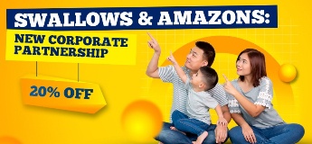 Swallows & Amazons: New Corporate Partnership - 20% Off