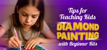Tips for Teaching Kids Diamond Painting with  Beginner Kits